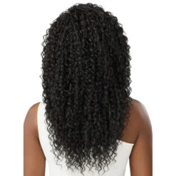 Perruque Demi-Tête Bouclée Curly Natasha - Outré -Invisibobble® Magasin perruque demi tete curly bouclee noir outre quick weave natasha