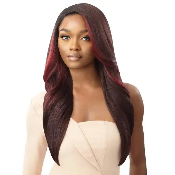 Perruque Wavy Lace Front Bordeaux Teyona - Outre 1 Perruque Wavy Lace Front Bordeaux Teyona - Outre