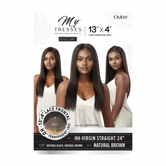 Lace Front Naturelle Ultra HD 13X4 VIRGIN STRAIGHT 24 Pouces - Outré 6 Lace Front Naturelle Ultra HD 13X4 VIRGIN STRAIGHT 24 Pouces - Outré – Image 6
