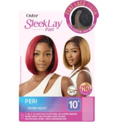 Perruque Bob Lisse HD Lace Peri - Outré -Invisibobble® Magasin perruque lace bob straight outre peri