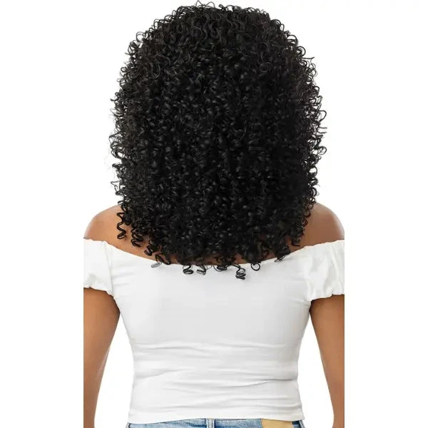 Perruque Lace Front 13X2 Noire Halo Stitch Braid 18 - Outre 3 Perruque Lace Front 13X2 Noire Halo Stitch Braid 18 - Outre – Image 3