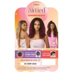 Perruque Lace HD+ Bouclée Dominican Curly - Outré -Invisibobble® Magasin perruque lace front dentelle curly ombre outre airtied dominican curly 22 1