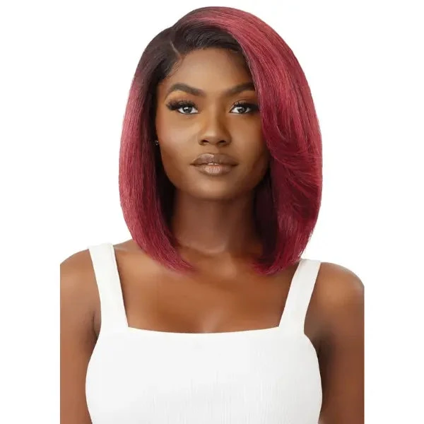 Perruque Lace Front Yaki Bob Lisse Rudy - Outré 1 Perruque Lace Front Yaki Bob Lisse Rudy - Outré