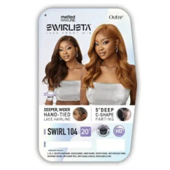 Perruque Lace Front Mi-longue Body Wave Swirl 104 - Outré -Invisibobble® Magasin perruque lace hd body wave outre melted hairline swirl 104