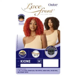 Perruque Lace Front Curly Bouclée Kione - Outré -Invisibobble® Magasin perruque lace hd kinky curly bouclee outre kione
