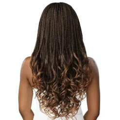 Perruque Tressée French Curl Box Braids - Outré -Invisibobble® Magasin perruque lace tressee french curls outre middle part french curl box braids 2