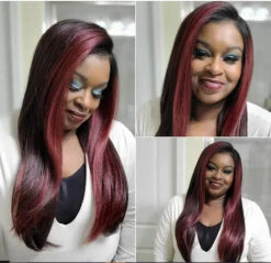 Perruque Lace Front 13X5 Burgundy Declan - Outré 11 Perruque Lace Front 13X5 Burgundy Declan - Outré -Invisibobble® Magasin perruque lisse 28 pouces declan