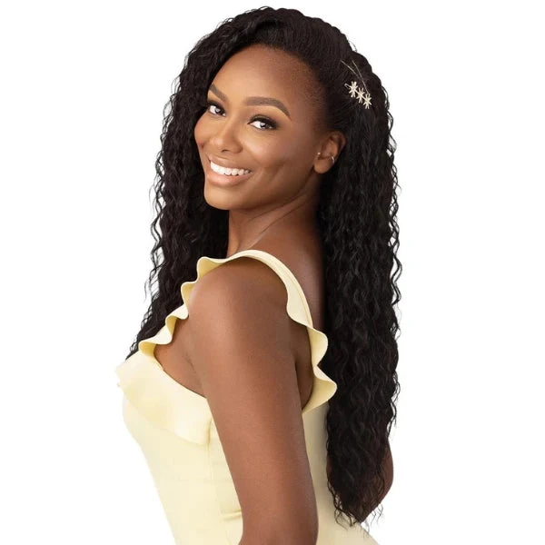 Perruque Converti Cap Noire Island Curls - Outré 3 Perruque Converti Cap Noire Island Curls - Outré – Image 3