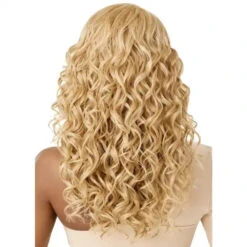 Perruque Lace Front Mi-longue Ondulée Kamari - Outré -Invisibobble® Magasin perruque loose curl lace hd blonde outre kamari