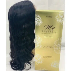 Perruque Lace Front Naturelle HD 24 Pouces HAISLEY - Outré -Invisibobble® Magasin perruque naturelle body wave cheveux naturels humains haisley couleur natural black 2