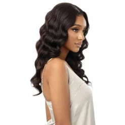 Perruque Naturelle HH Virgin Body 22 Pouces - Outré -Invisibobble® Magasin perruque naturelle cheveux vierge ondulee virgin body 22 pouces my tresses black label outre profil