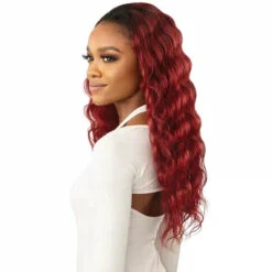 Perruque Demi-Tête Ondulée Taurelle - Outré 9 Perruque Demi-Tête Ondulée Taurelle - Outré -Invisibobble® Magasin perruque ondulee demi tete taurelle quickweave outre hair profil