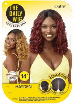 Perruque Bob Bouclée The Daily Wig Hayden - Outré -Invisibobble® Magasin perruque synthetique lace part Outre Hayden THE DAILY WIG