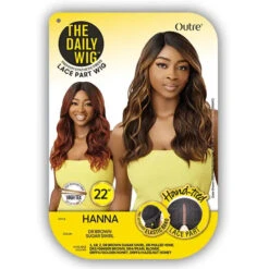 Perruque Wavy Lace Part Hanna - Outré Daily Wig 8 Perruque Wavy Lace Part Hanna - Outré Daily Wig -Invisibobble® Magasin perruque synthetique lace part ginger brown body wave outre daily wig hanna