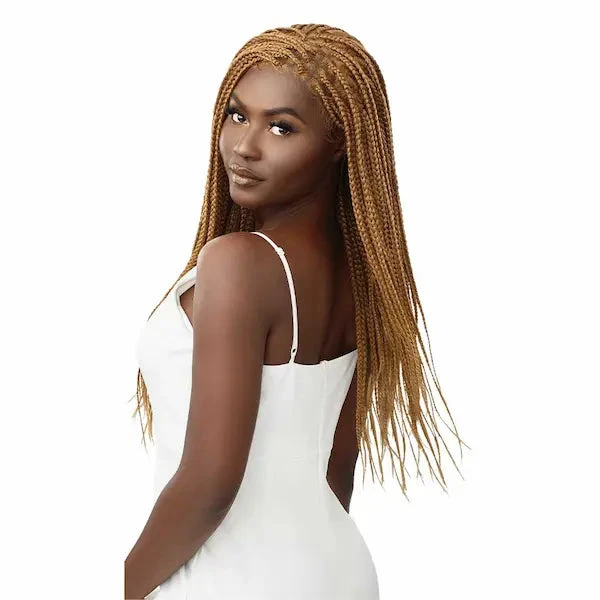 Perruque Lace Wig Tressée 13X4 Blonde Knotless Square Part Braids - Outré 1 Perruque Lace Wig Tressée 13X4 Blonde Knotless Square Part Braids - Outré