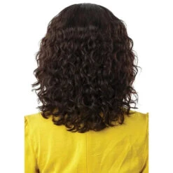 Perruque U-Part Naturelle Bouclée Aruban Wave - Outré -Invisibobble® Magasin perruque u part bob curly bouclee cheveux humains vierges aruban wave outre
