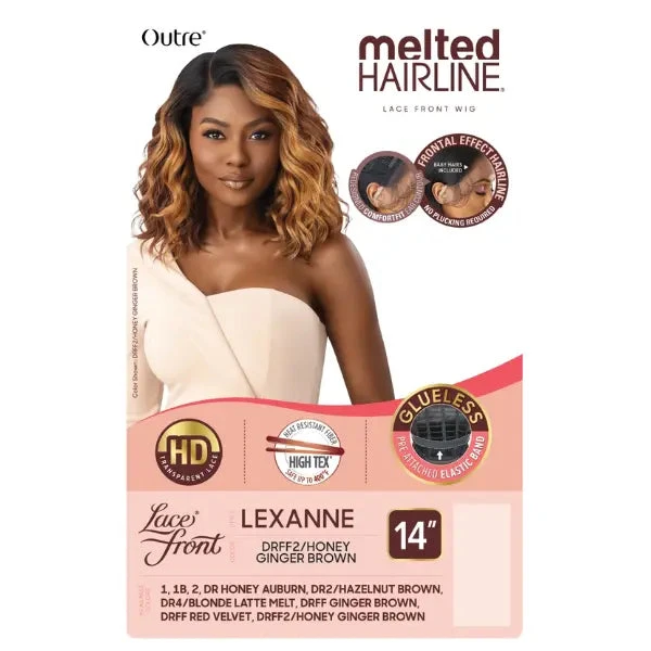 Perruque Wavy Bob HD Lace Lexanne - Outré 6 Perruque Wavy Bob HD Lace Lexanne - Outré – Image 6