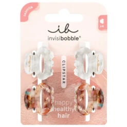 Invisibobble® 4 Petites Pinces à Cheveux - Invisibobble -Invisibobble® Magasin petites pinces cheveux blanches colores invisibobble