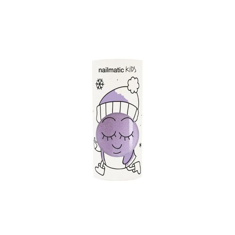 Vernis Enfant Violet Pailleté Piglou - Nailmatic 1 Vernis Enfant Violet Pailleté Piglou - Nailmatic