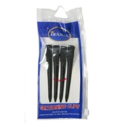 Pinces Noires Sépare Mèches 9 Cm Soft Touch - Denman