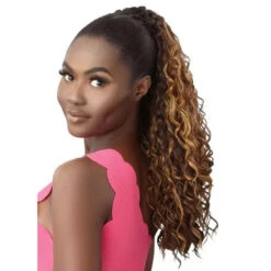 Postiche Bouclée Caramel Deep Wave- Outre