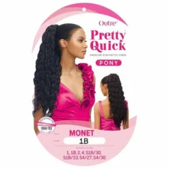 Postiche Queue De Cheval Long Monet - Outré -Invisibobble® Magasin postiche queu de cheval noir outre long monet