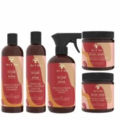 Routine Réparatrice As I Am JBCO Pour Cheveux Frisés