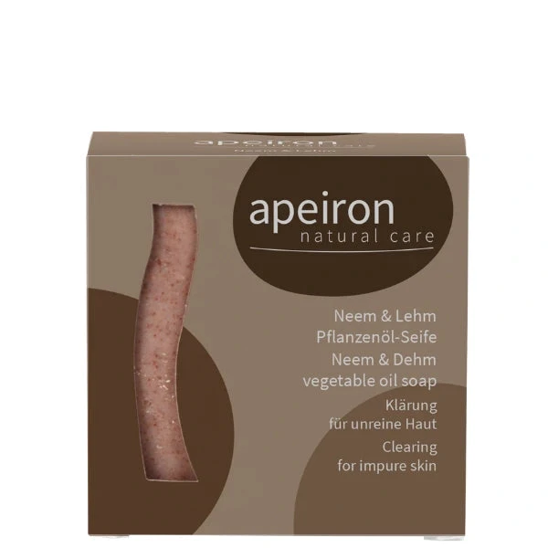 Savon Peau Grasse Neem & Argile - Apeiron 1 Savon Peau Grasse Neem & Argile - Apeiron