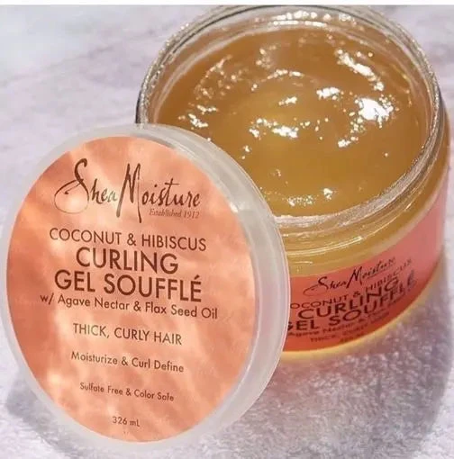 Curling Gel Soufflé - Shea Moisture Coconut Hibiscus 2 Curling Gel Soufflé - Shea Moisture Coconut Hibiscus – Image 2
