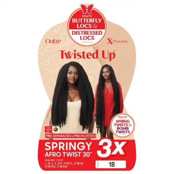 Mèches X-Pression Springy Afro Twist 30" 3X - Outré 3 Mèches X-Pression Springy Afro Twist 30" 3X - Outré – Image 3