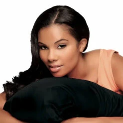 Taie D'oreiller En Satin Noir - Evolve