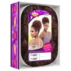 Postiche Kinky Curly Afro Abec - Vanessa -Invisibobble® Magasin vanessa hair st abec postiche ponytail afro puff